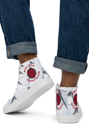 Men’s high top canvas shoes