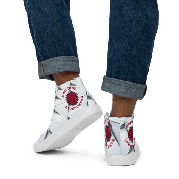 Men’s high top canvas shoes - Image 4