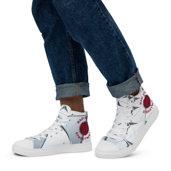 Men’s high top canvas shoes - Image 3