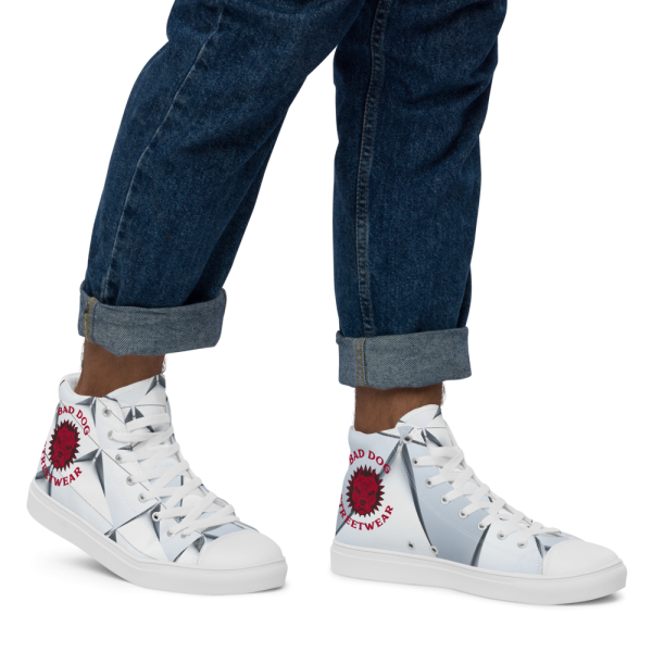 Men’s high top canvas shoes - Image 2