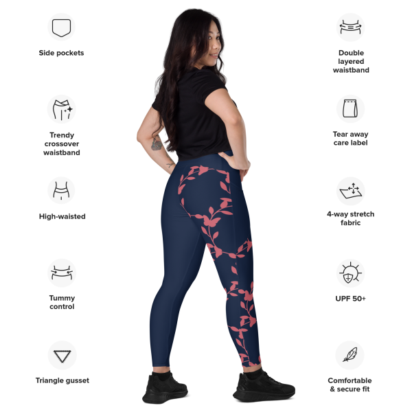 Crossover leggings with pockets - Image 3