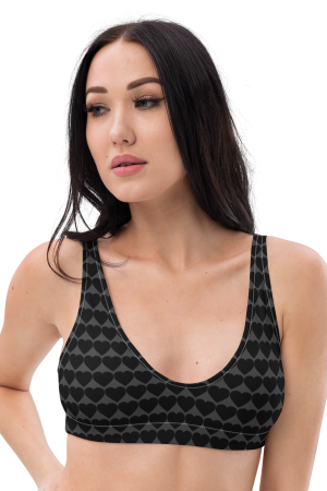 Recyled padded bikini top
