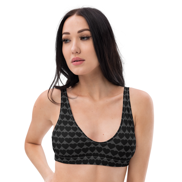 Recyled padded bikini top