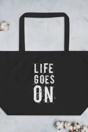 Large organic tote bag