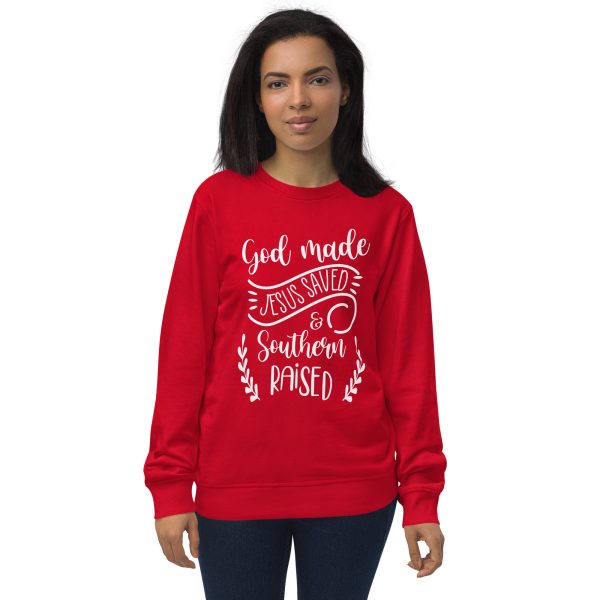 Unisex organic sweatshirt - Image 3