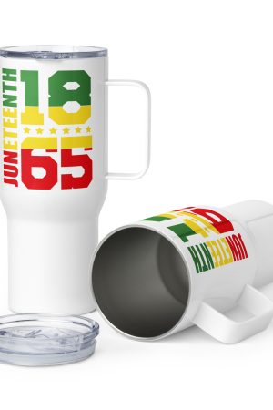 Travel mug with a handle