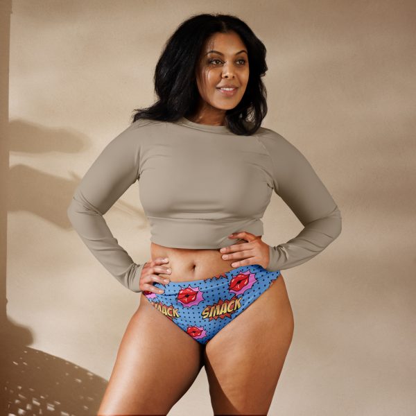 Recycled high-waisted bikini bottom - Image 2