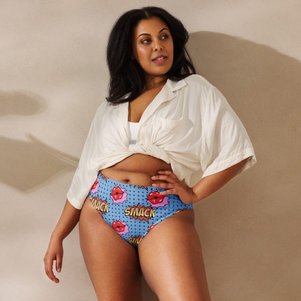 Recycled high-waisted bikini bottom - Image 4