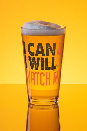 Shaker pint glass