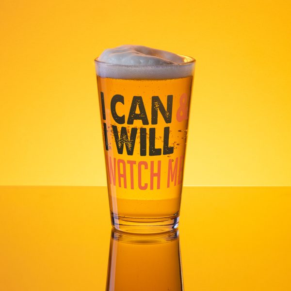 Shaker pint glass