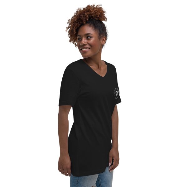 Unisex Short Sleeve V-Neck T-Shirt - Image 6