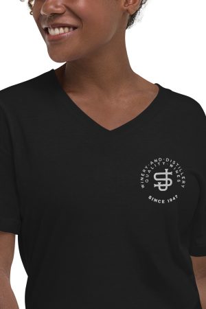 Unisex Short Sleeve V-Neck T-Shirt