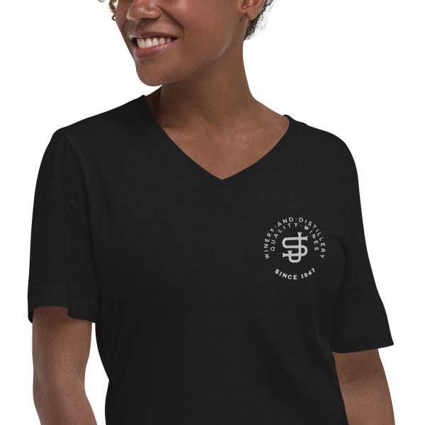 Unisex Short Sleeve V-Neck T-Shirt